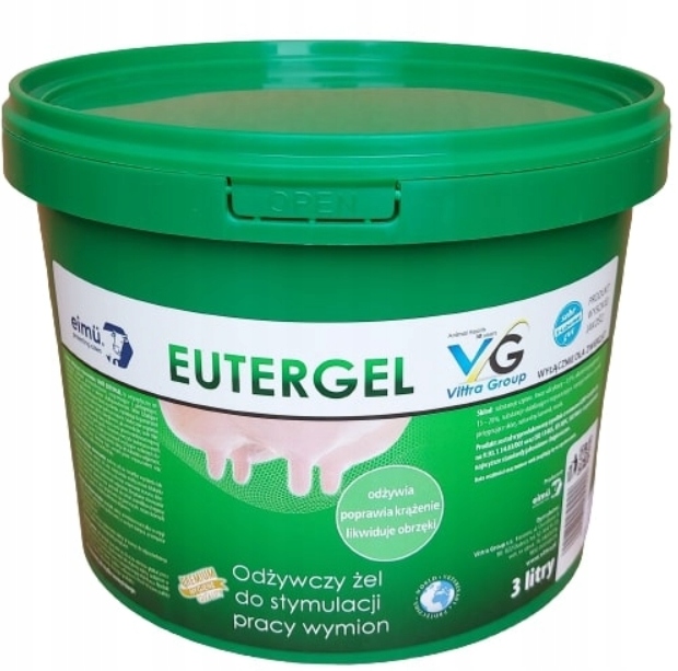 Eutergel hrejivý ošetrujúci gél 3000 ml